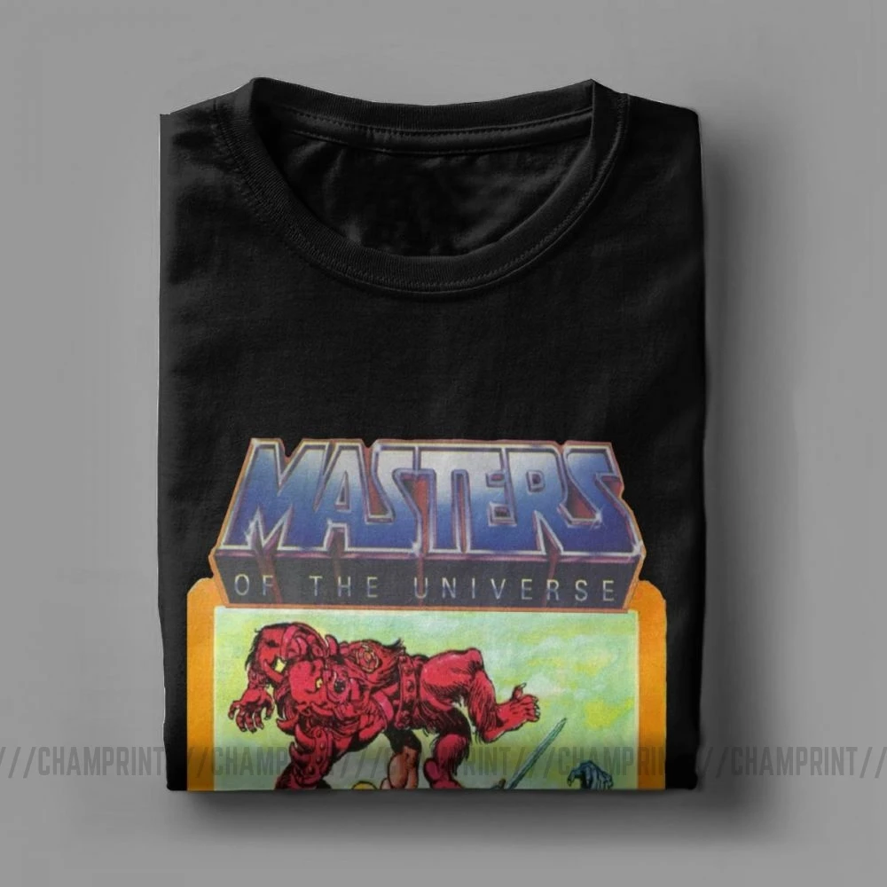 Мужские футболки He Man Masters Of The Universe Забавные с коротким рукавом и круглым вырезом