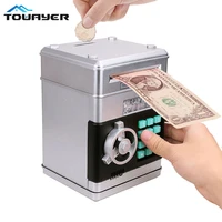 electronic password piggy bank atm money box cash coin automatic deposit banknote money saving machine atm bank safe box