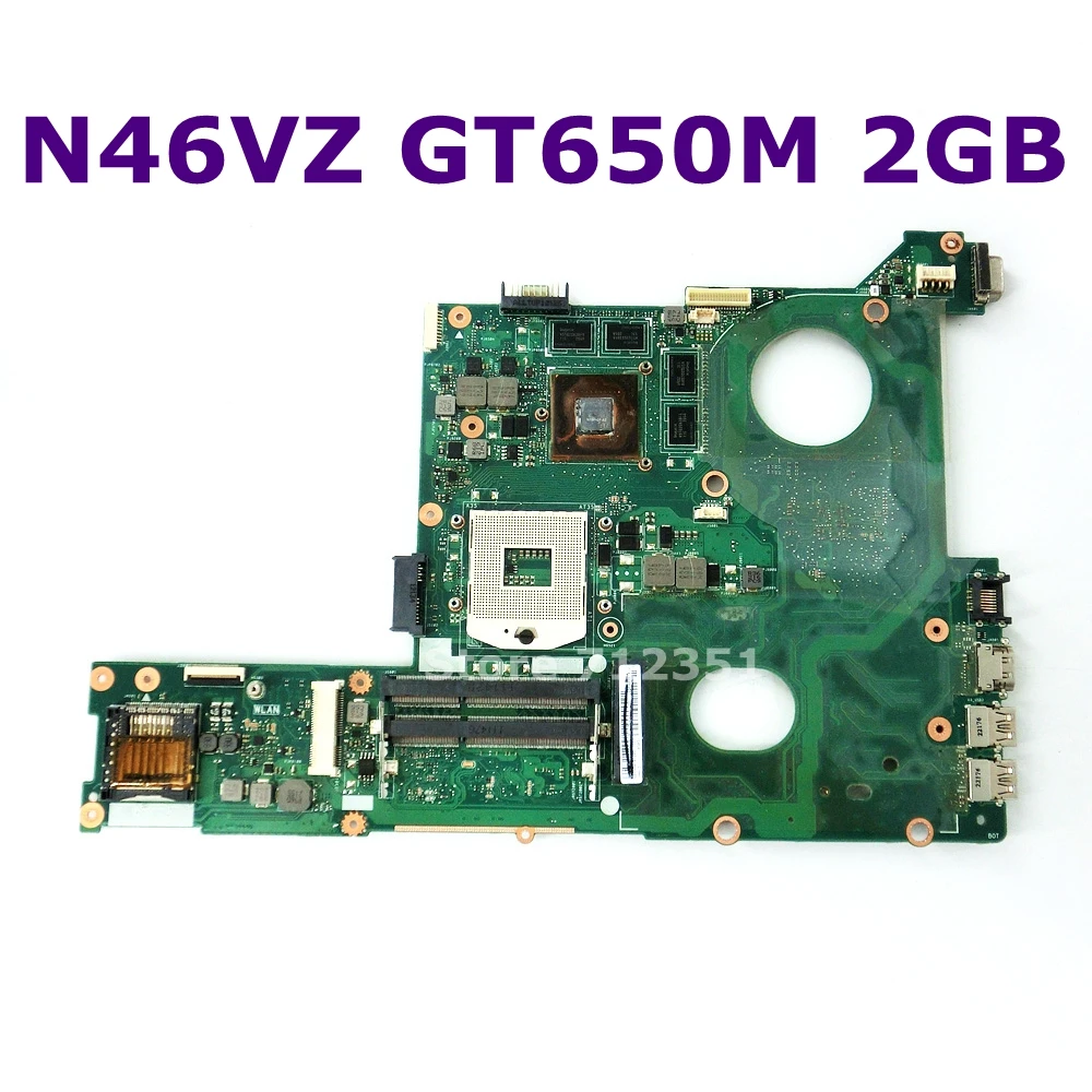 N46VZ GT650M 2G N13P GT A2 материнская плата для ноутбука ASUS N46V N46VM N46VB N46VJ REV 2 1 полностью