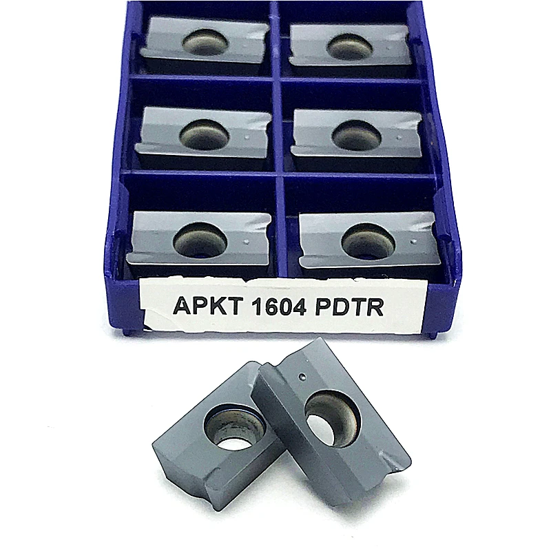 

APKT1604 PDTR LT30 Высококачественная карбидная вставка фрезерная вставка CNC металлический токарный станок детали токарного станка APKT 1604