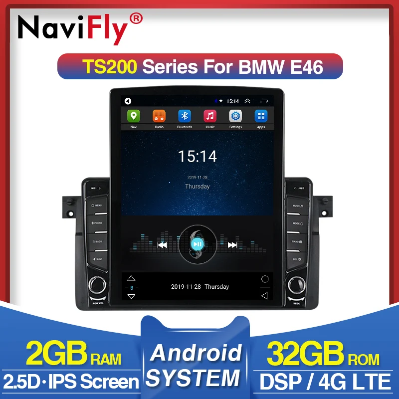 Автомобильный мультимедийный плеер MG ZT 4G WIFI IPS DSP 9 7 &quotAndroid 0 GPS для BMW E46 Sedan Rover 75 2000