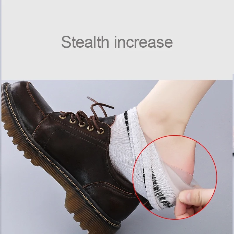 

Invisible Height increase insoles For men/women gel insole silicone half pad insoles for feet Hard Wearing shoes invisiable
