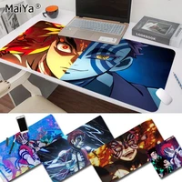 maiya demon slayer akaza my favorite silicone largesmall pad to mouse pad game size for kawaii desk teen girls for bedroom