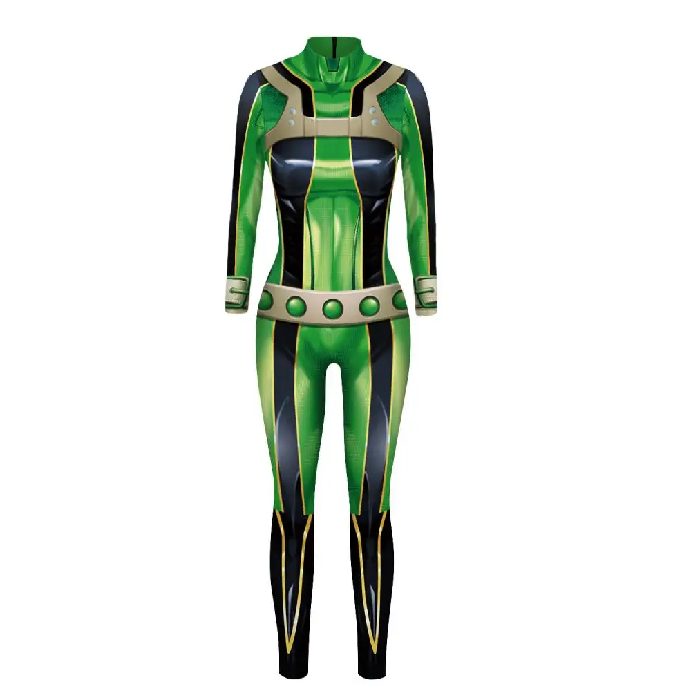 

My Hero Academia Anime Cosplay Costumes Women 3D Printing Bodysuits Halloween Europe Adult Jumpsuits