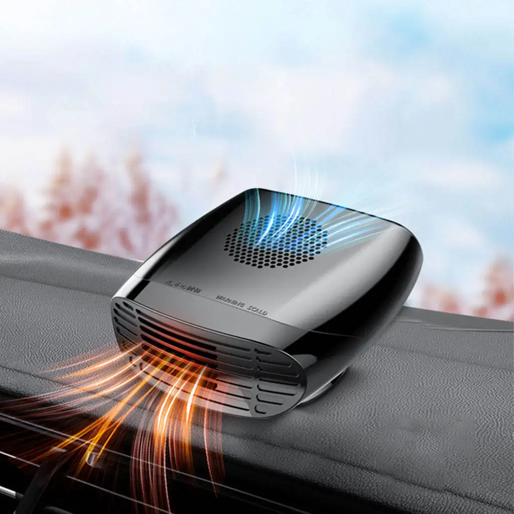 

Автомобильный обогреватель вентилятор вращающийся на 360 градусов базовый автомобильный обогреватель 150 Вт Подходит для всех автомобилей