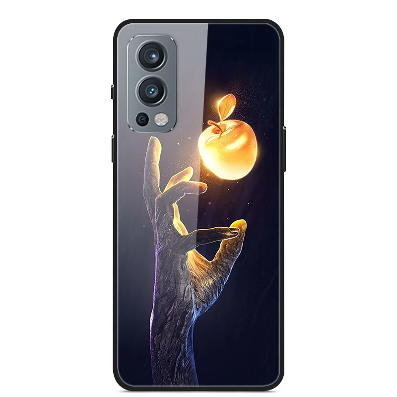 tempered glass case for oneplus nord 2 5g cases wolf space girl phone case for oneplus nord ce 5g cover one plus nord funda capa free global shipping