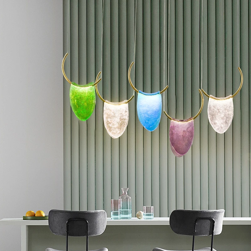 Скандинавская маленькая прикроватная люстра для спальни Современная