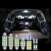 for toyota rav4 xa50 rav 4 2019 2021 2022 6pcs car led bulbs interior dome reading lamps trunk vanity mirror lights accessories