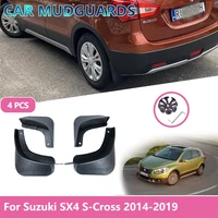 car accessories protection splash flap mudguards mudflap fender mud flaps guard for suzuki s cross sx4 2014 2015 2016 2017 2019