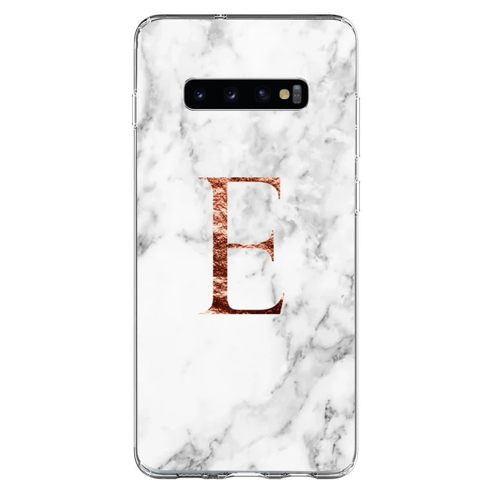 Силиконовый ТПУ чехол для samsung Galaxy Note9 S6 S7 S8 S9 S10 Plus M10 M20 S7Edge пользовательское имя