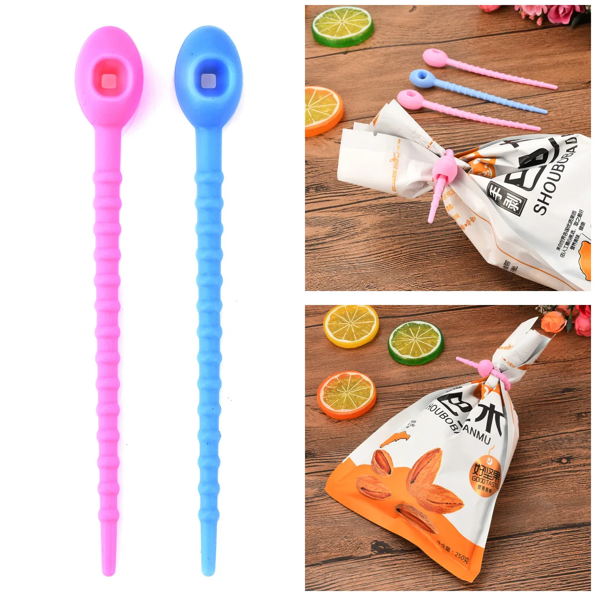 10 шт. Кухня Еда силиконовый чехол для хранения луч закуски уплотнительное свежий