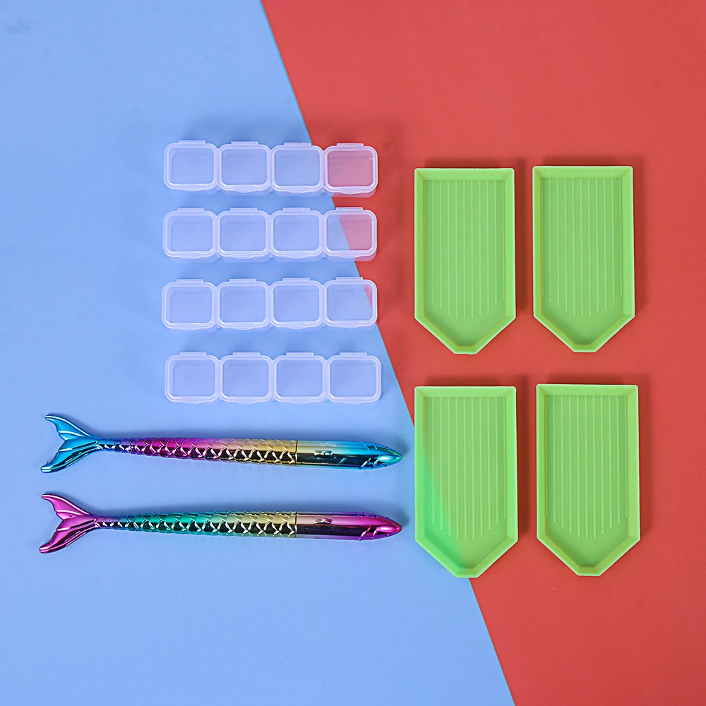 Аксессуары для алмазной живописи сделай сам лоток с несколькими лодками