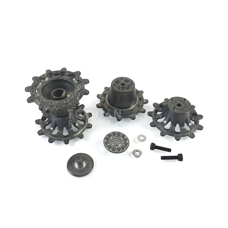 Mato 1/16 Scale Henglong Challenger II RC Tank Metal Sprockets MT203S TH00910 enlarge