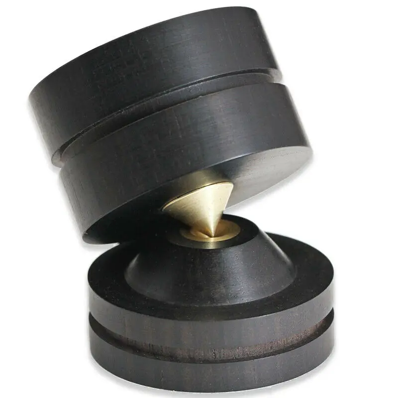 

8 шт с регулировкой по высоте, черное дерево деревянный Динамик Спайк изоляции стенд средства ухода за кожей стоп конический база Pad противоударный усилитель HIFI крепления 33 мм 43 мм