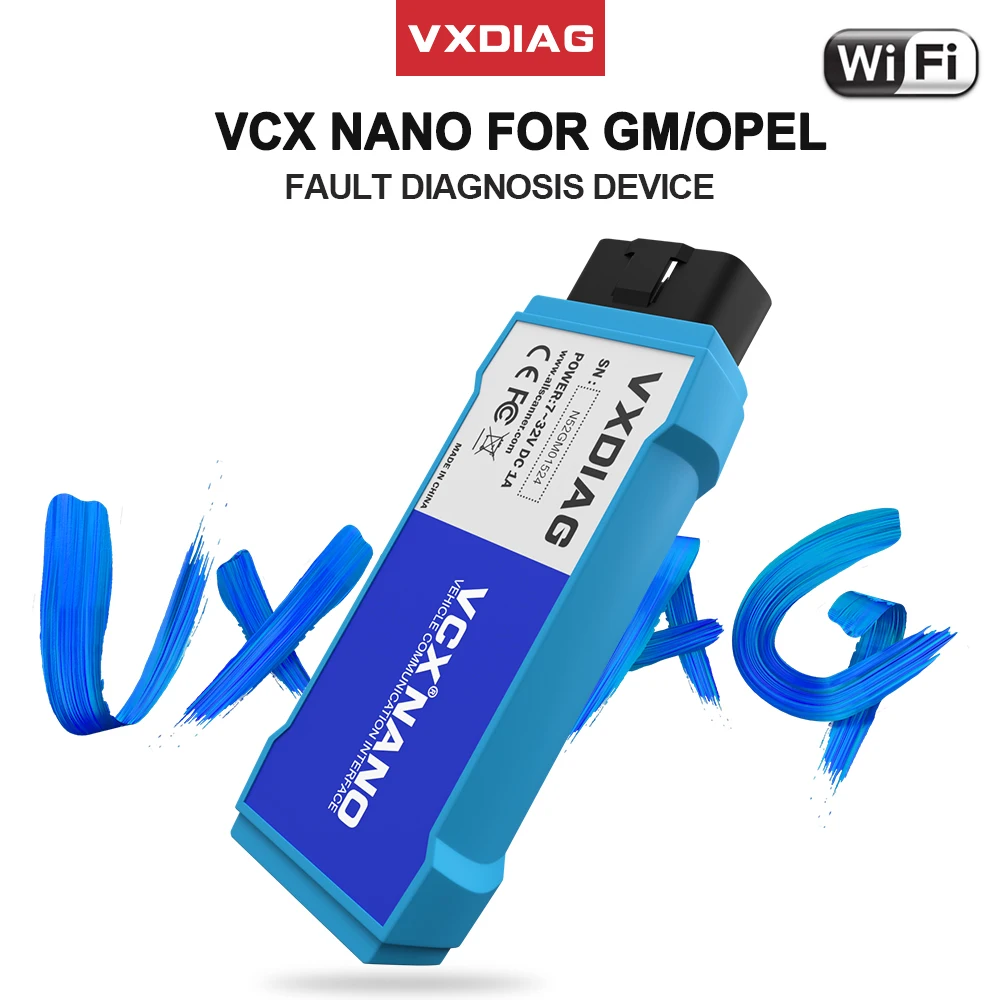 Диагностический сканер VXDIAG VCX NANO для GM/Opel OBD2 инструмент диагностики автомобиля