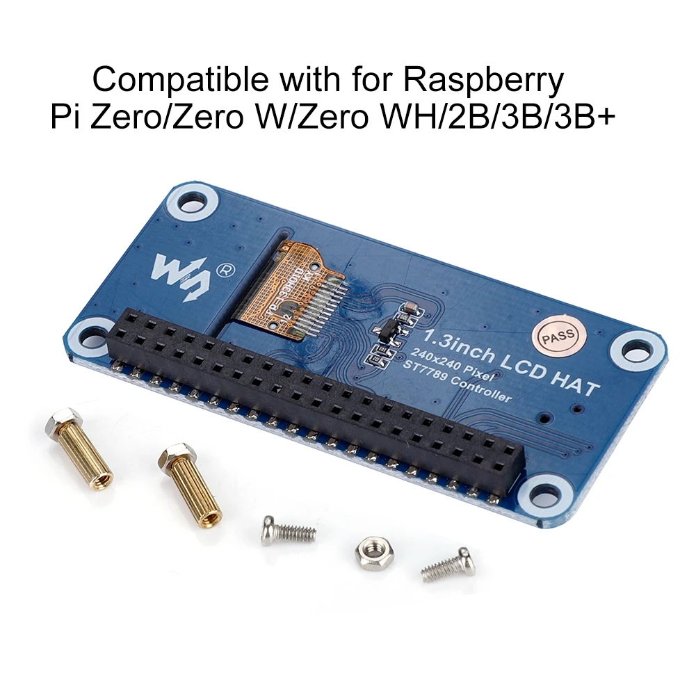 1.3-Inch IPS OLED LCD Display Screen HAT For Raspberry Pi 3B+/3B/Zero W | Компьютеры и офис