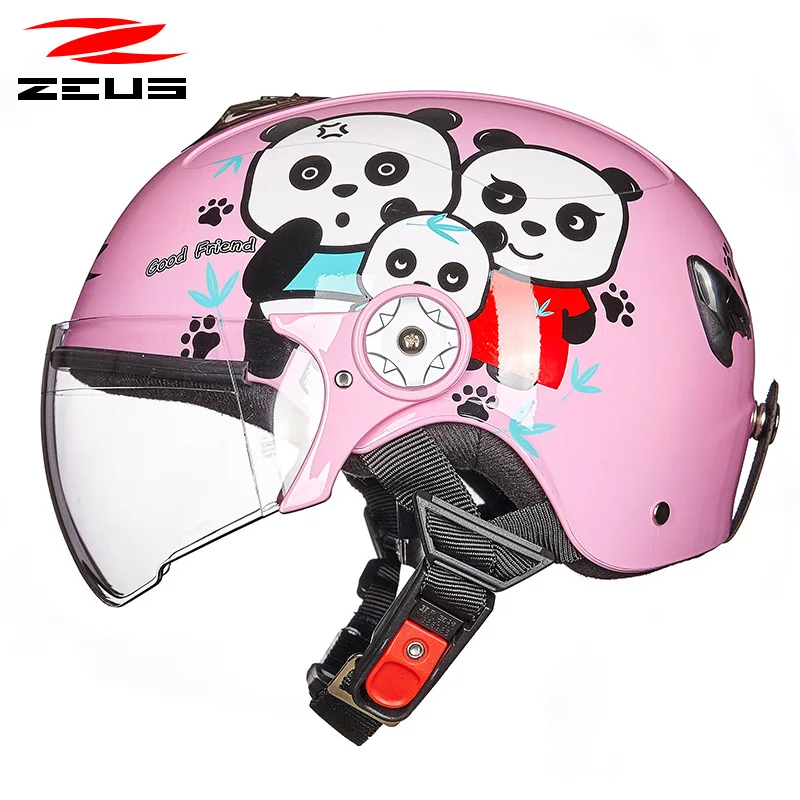 Zeus New Children's Riding Helmets Boys girls Motorcycle Cycling Kid Helmet For Outdoor Sports Four Seasons 48-52cm