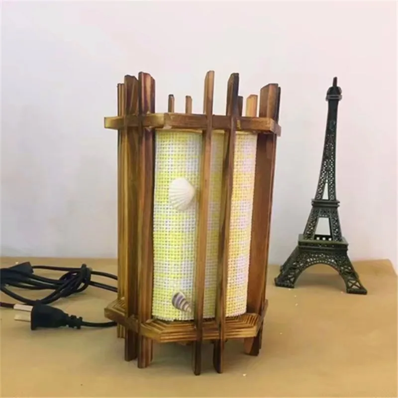 Настольная лампа с теплым светом винтажный светильник в античном стиле