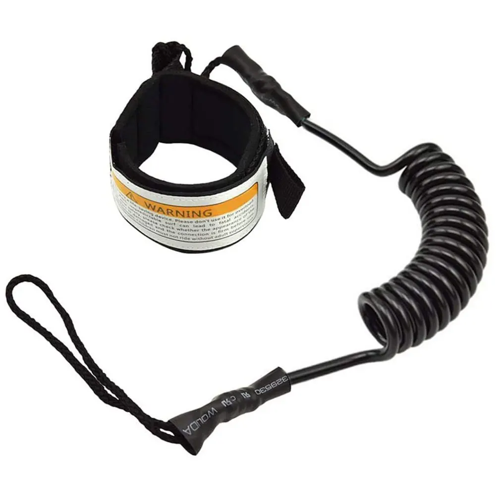 

Coiled Surfboard Leash Surfing Stand UP Paddle Board Ankle Leash Sup Board Foot Leg Rope Surfboard Raft Kayak Rope
