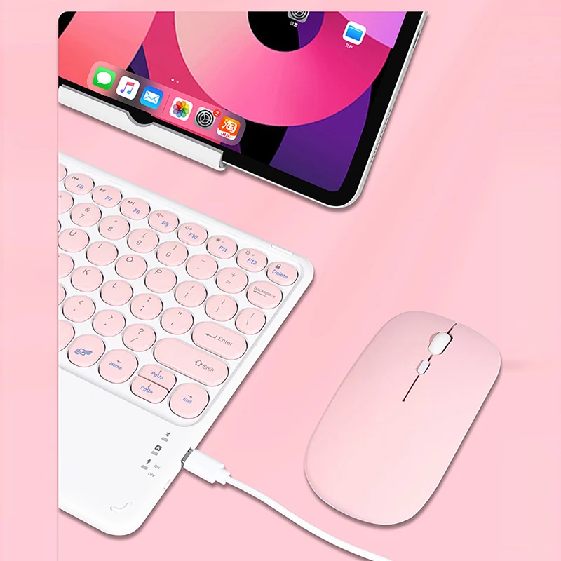 Беспроводная клавиатура и тачпад для iPad Air 4 Pro 11 10 дюймов совместимая с Bluetooth мышь