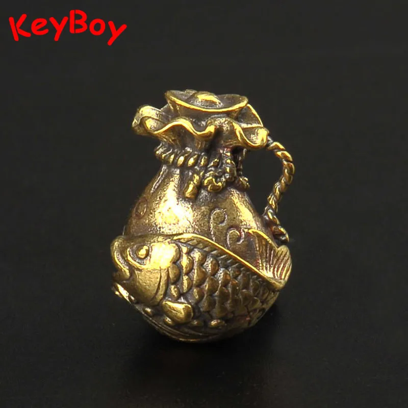 Счастливый Карп благословение кошелек брелок подвесные безделушки из чистой