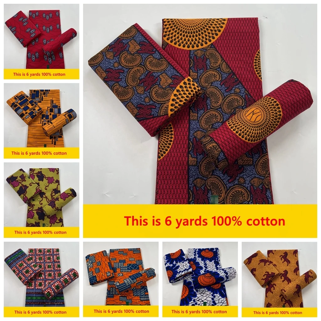 

2022 Африканский принт, восковая ткань, хлопковая ткань, раппер, батик, Анкара, оригинальный воск высокого качества, новый материал, материальная ткань
