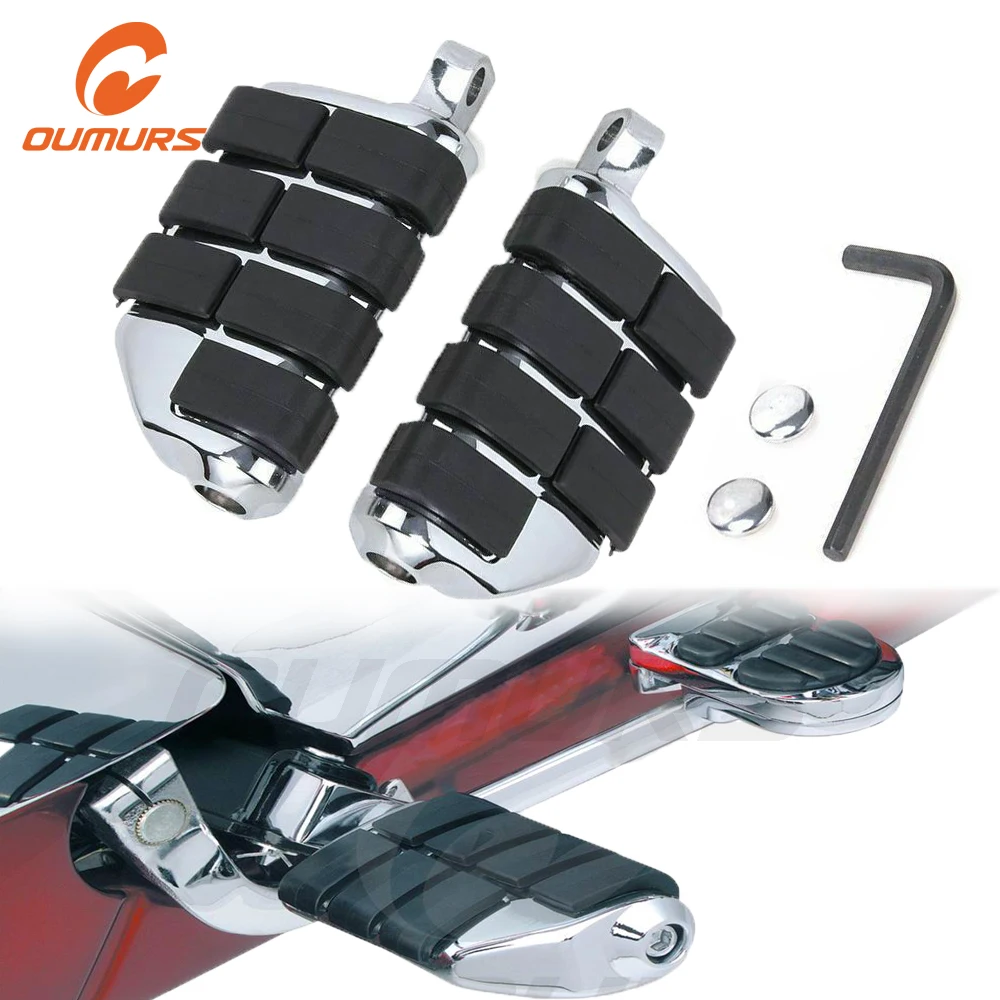 Опорные педали для мотоцикла OUMURS Harley Touring Electra Street Glide Road King Honda CB250 VT1300CTA