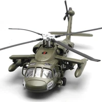 u s army fighter diecast alloy black hawk helicopter model simulation airplane with light and sound collection for children