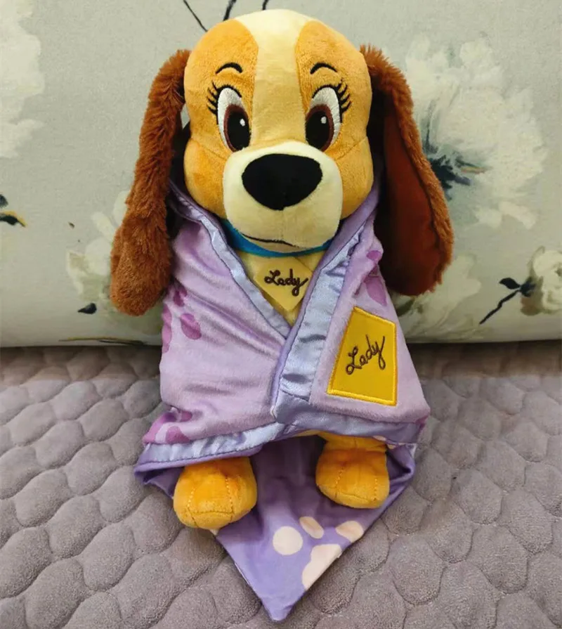 Новинка 2020 оригинальная плюшевая игрушка Disney Lady Dog мягкие куклы 10 дюймов милый