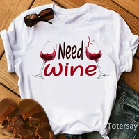 need wine red wine glass t shirt colorful winebowl t shirt graphic print women clothes streetwear short sleeve t shirts 2021