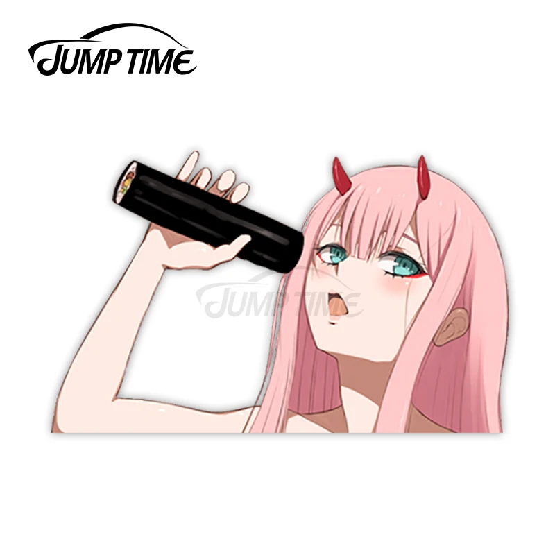 Виниловая наклейка с изображением девушки из аниме время прыжков дорогой в