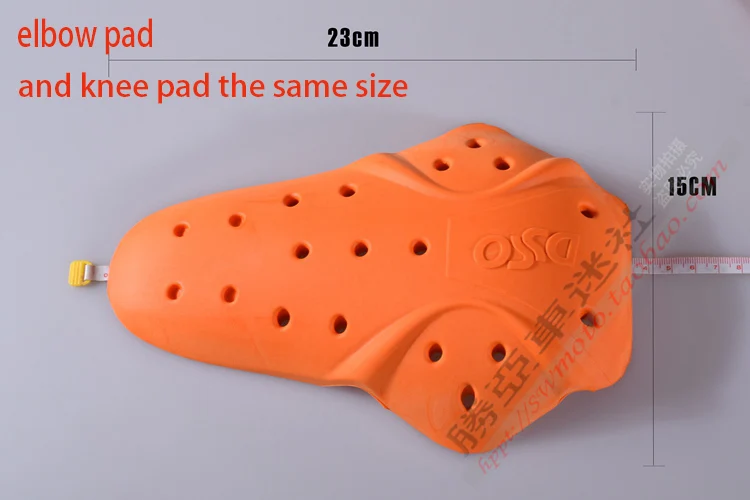 2 pcs knee pad DSO мотоциклетная куртка со вставкой на заднюю часть, усиленная защита для тела, защита от коленного сустава d30 - Цвет: 2 pcs knee pad