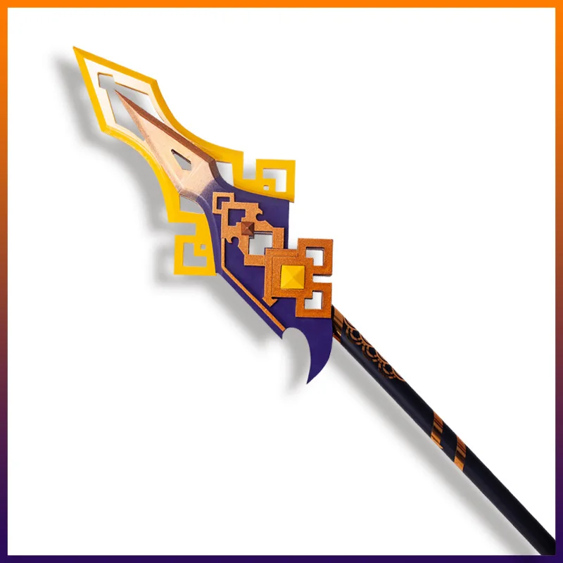 Косплей косплей-Косплей COS Zhongli Genshin ударопрочная копье вихревой ловушка красивое