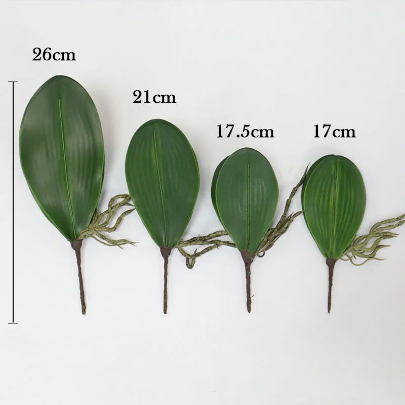 Искусственные растения листья фаленопсиса декоративные цветы вспомогательный