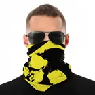 Черная и желтая Бриллиантовая маска для мужчин и женщин, модная маска-туба, шейные банданы, Защитная повязка на голову, для езды на велосипеде и кемпинга