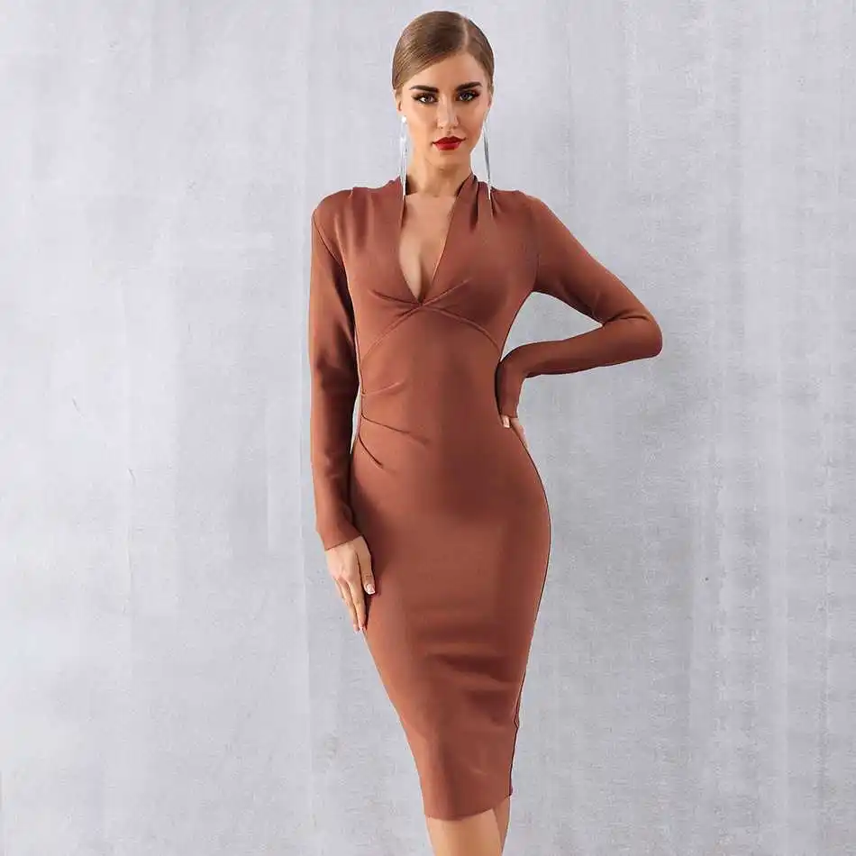 Seamyla новинка 2019 Бандажное платье Vestidos сексуальное для клуба бодикон