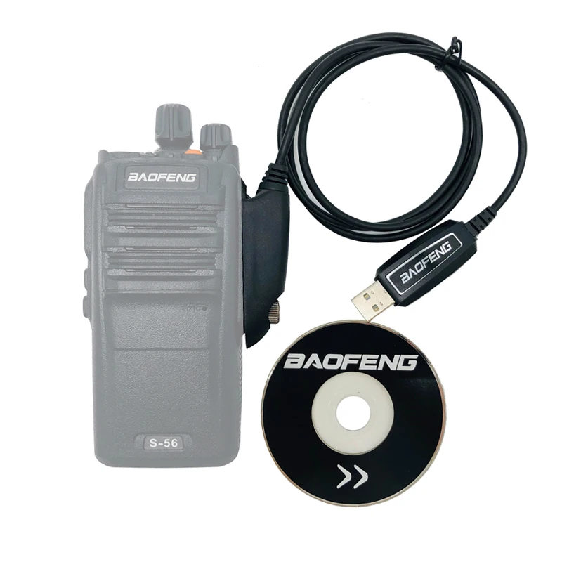 Оригинальный Baofeng Радио UV-9R плюс программирующий кабель с CD драйверами