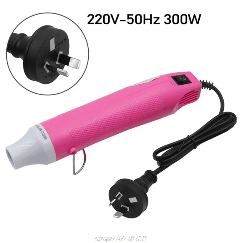 

Mini Heat Gun Mini Handheld Hot Air Gun for DIY Embossing Shrink Wrapping Drying Paint 300W Electrical Heat Tool J18 21 Dropship