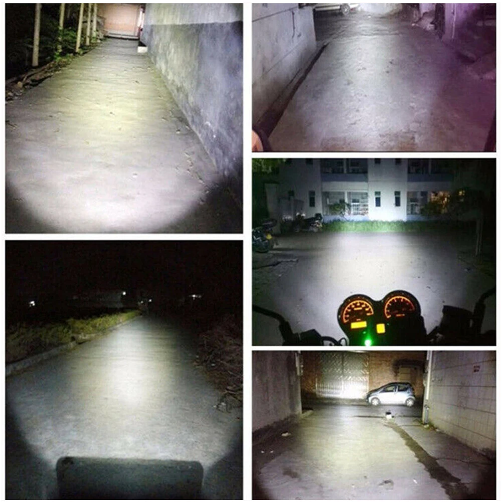 

H4 / HS1 12V 40W 8-LED COB 6500K White Motorcycle Hi/Lo Beam Headlight Lamp Bulb Moto Led Lights Motorcycle Accessories
