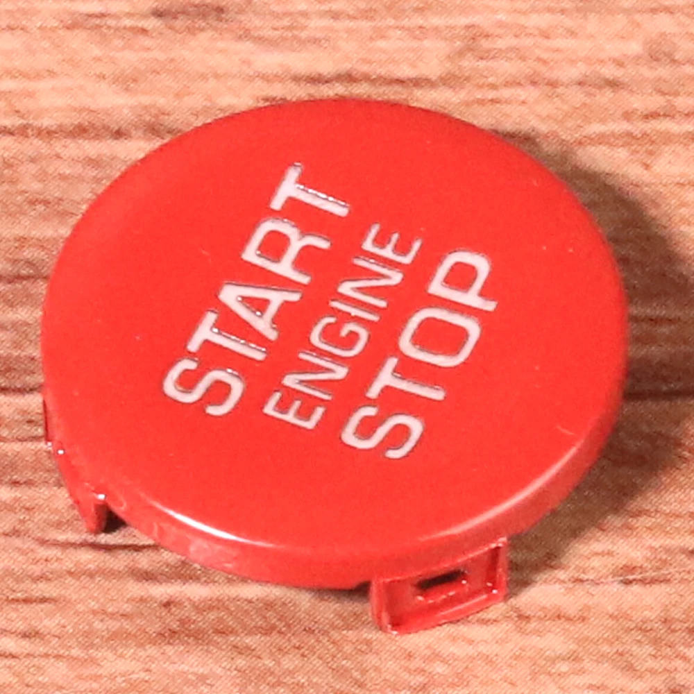 1X ABS сине-серебристая красная кнопка включения и остановки двигателя Накладка