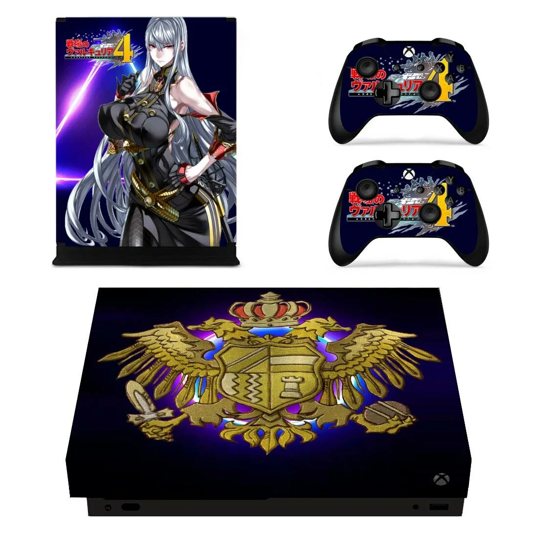 Valkyria Chronicles 4 стикер s для Xbox One X виниловые наклейки на кожу Наклейки Обложка Pegatinas