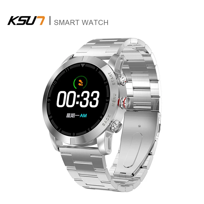 KSR903 Смарт-часы 1,3 ''IP68 Водонепроницаемые Bluetooth 4,2 смарт-часы мониторинг сердечного ритма компас спортивные часы для Android IOS