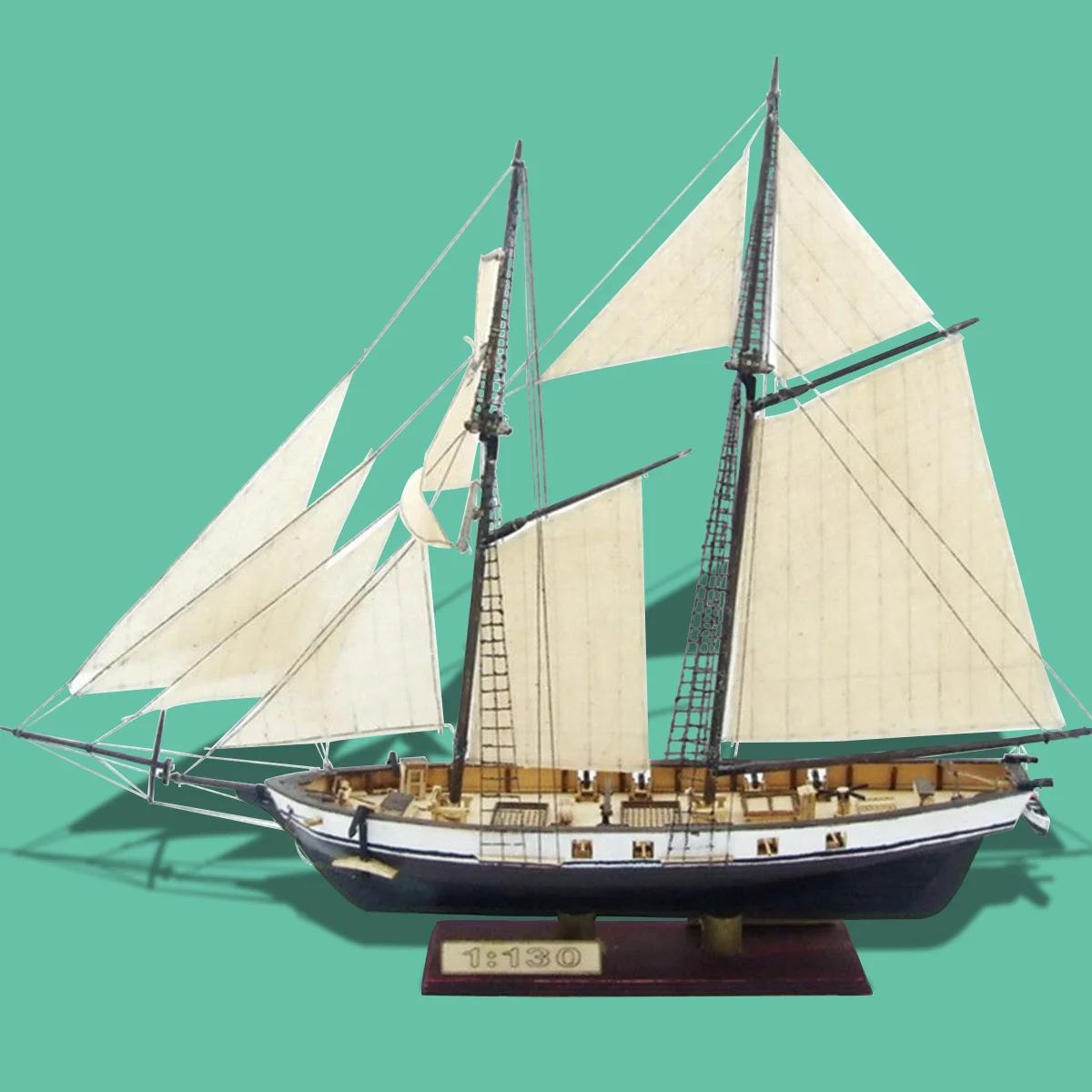 1:130 Масштаб Модель лодки 380x130x270 мм DIY сборка модели корабля наборы классические