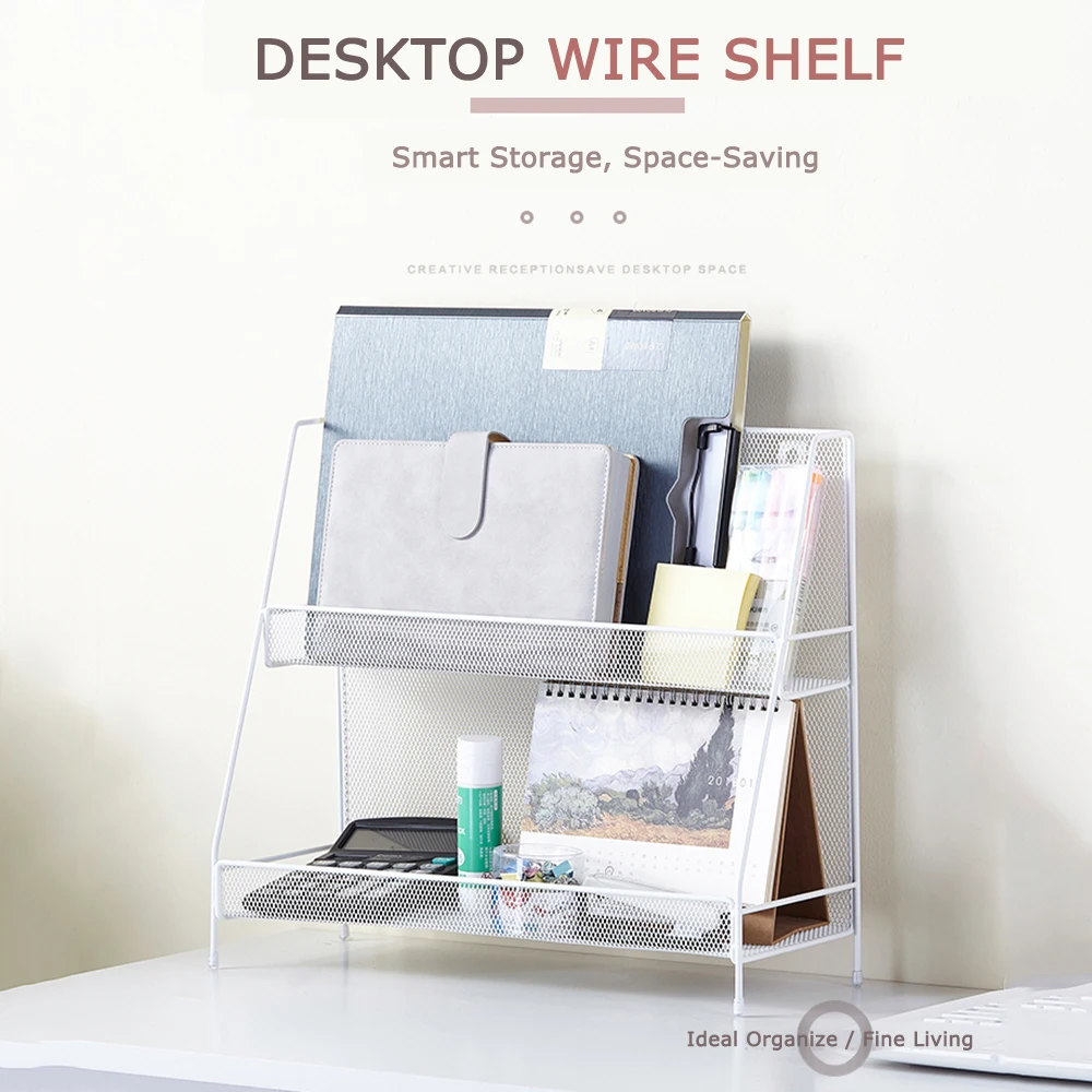 2 слоя корзина для хранения Организатор металлическая сетка органайзер Ванная