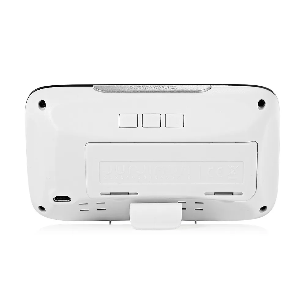 Светодиодный Будильник цифровой светодиодный дисплей Голосовое управление