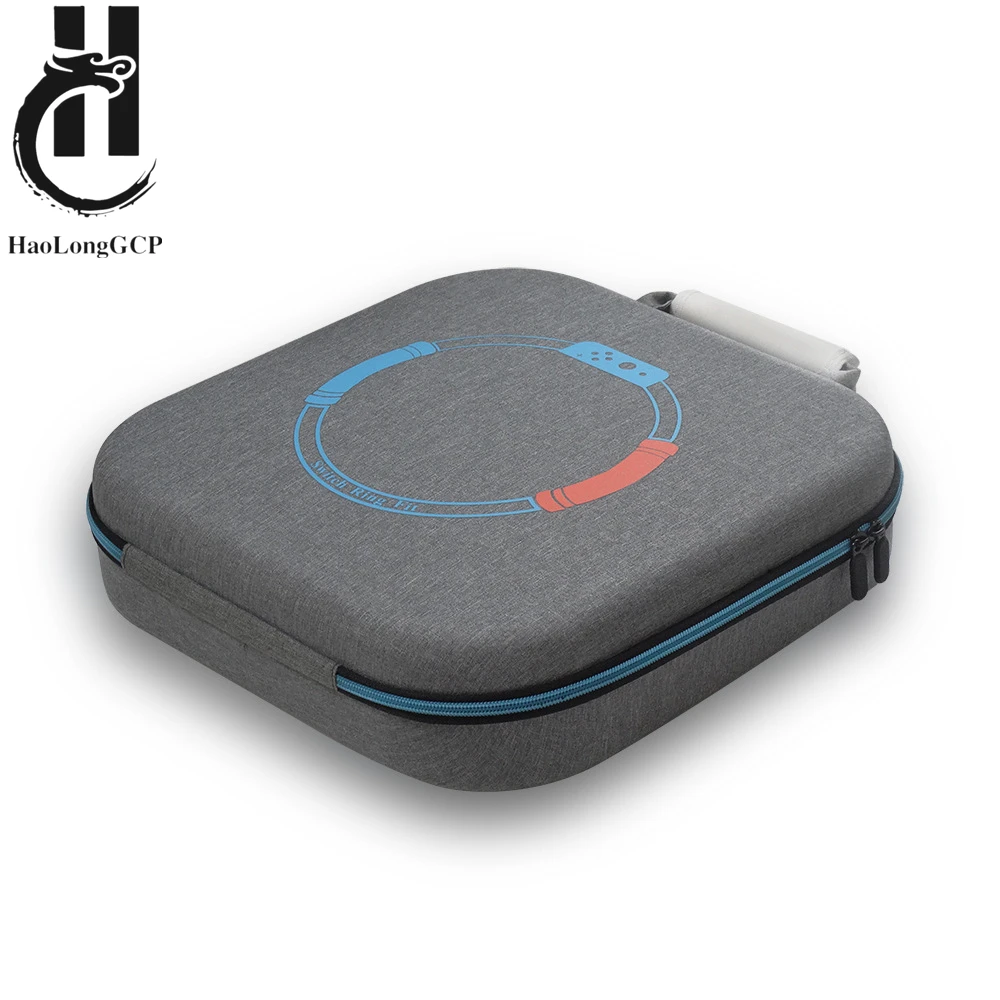 

Бесплатная доставка, большая сумка для хранения с жестким покрытием для NS Switch кольцо для фитнеса, портативный чехол с кольцом для хранения д...