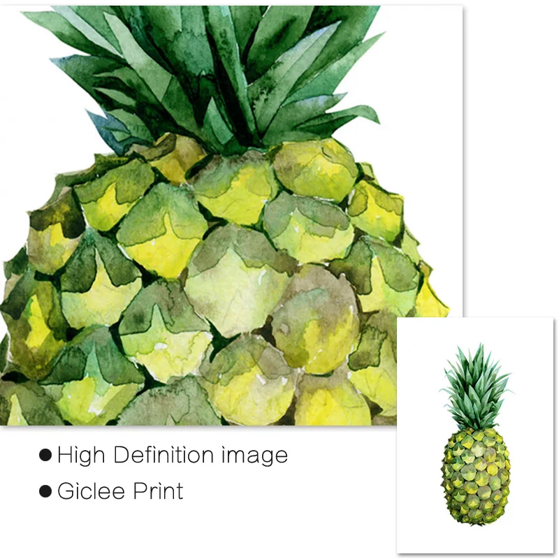 Современное украшение для дома настенная живопись на холсте с листьями зеленое