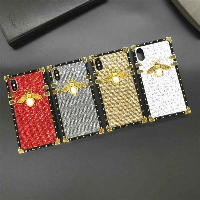 Роскошный чехол Bling Bee для Huawei P30 PRO P40 Lite P20 Mate 30 40 Enjoy 20 Honor 8X V30 Y6P Y7A брендовый