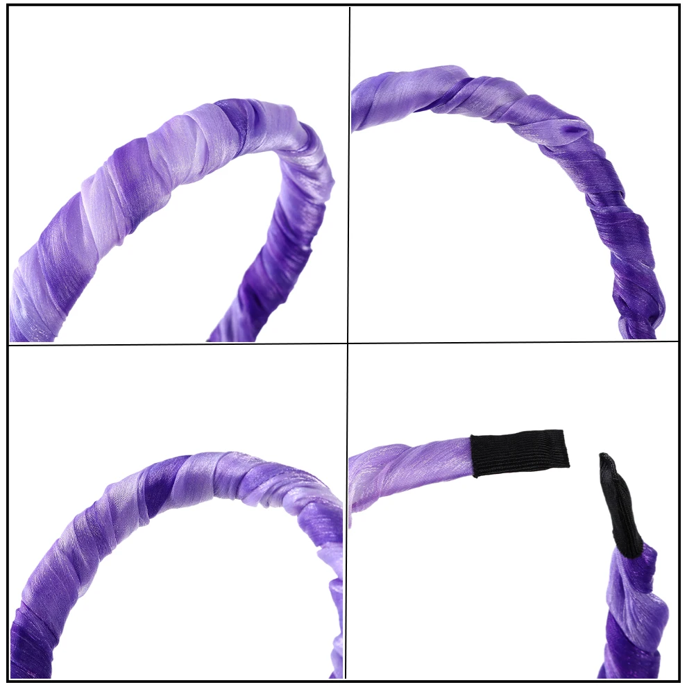 

Molans Soft Padded Pleated Headband for Women Hairband Chiffon Hair Hoop Fashion Girls Hair Band Female Bezel Hair Accessories
