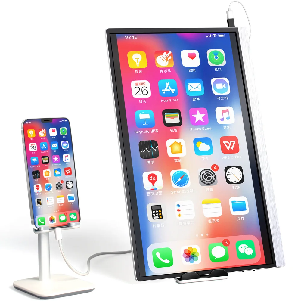 

15,6 дюймовый портативный монитор 1080p ЖК-дисплей FHD Ips Wcreen с двумя динамиками интерфейс Type c для ps4 Raspberry Pi MacBook NS